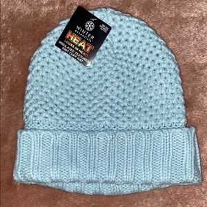 Blue Winter Essentials Insulated Knit Cuff Hat